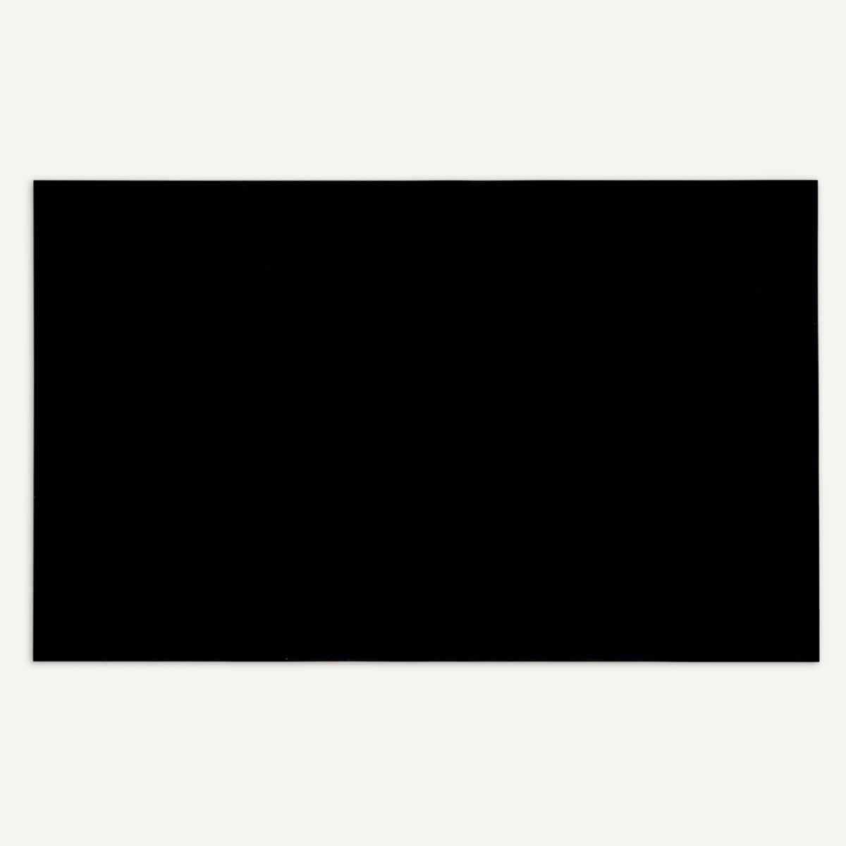 Black Solid Glossy 12"x 19" Acrylic Sheet