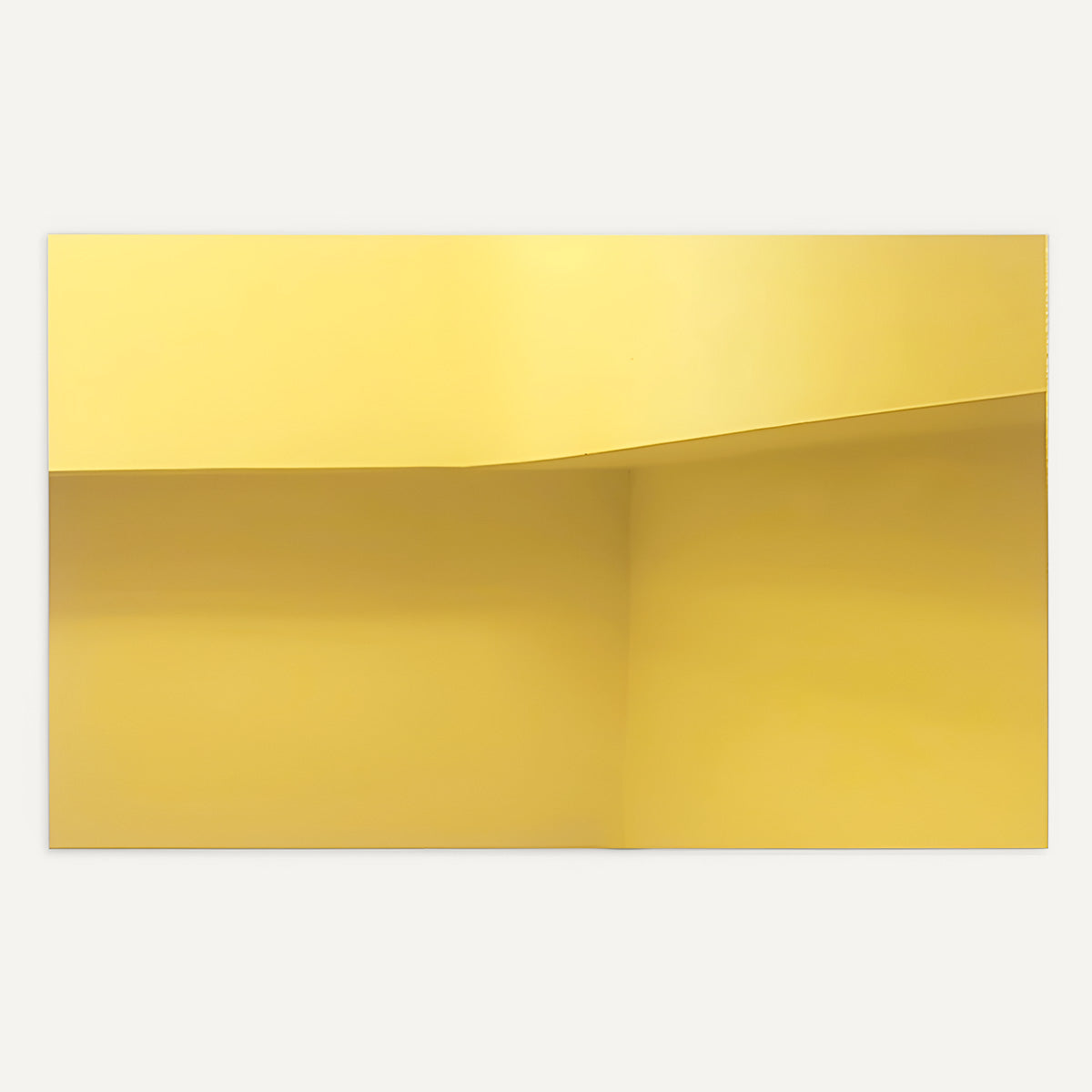 Yellow Gold Mirror 12"x 20" Acrylic Sheet