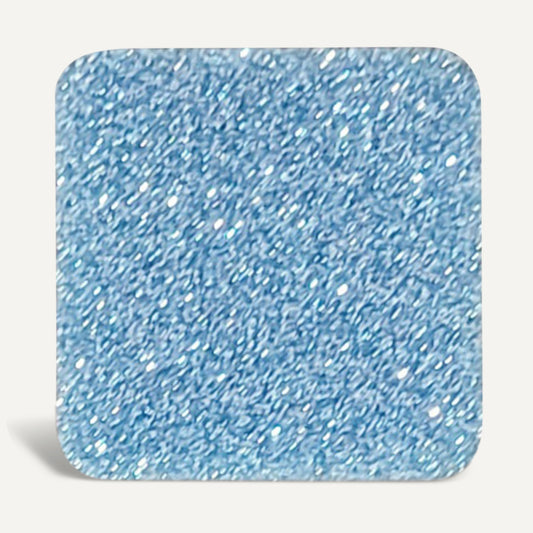Light Blue Glitter 12"x 20" Acrylic Sheet