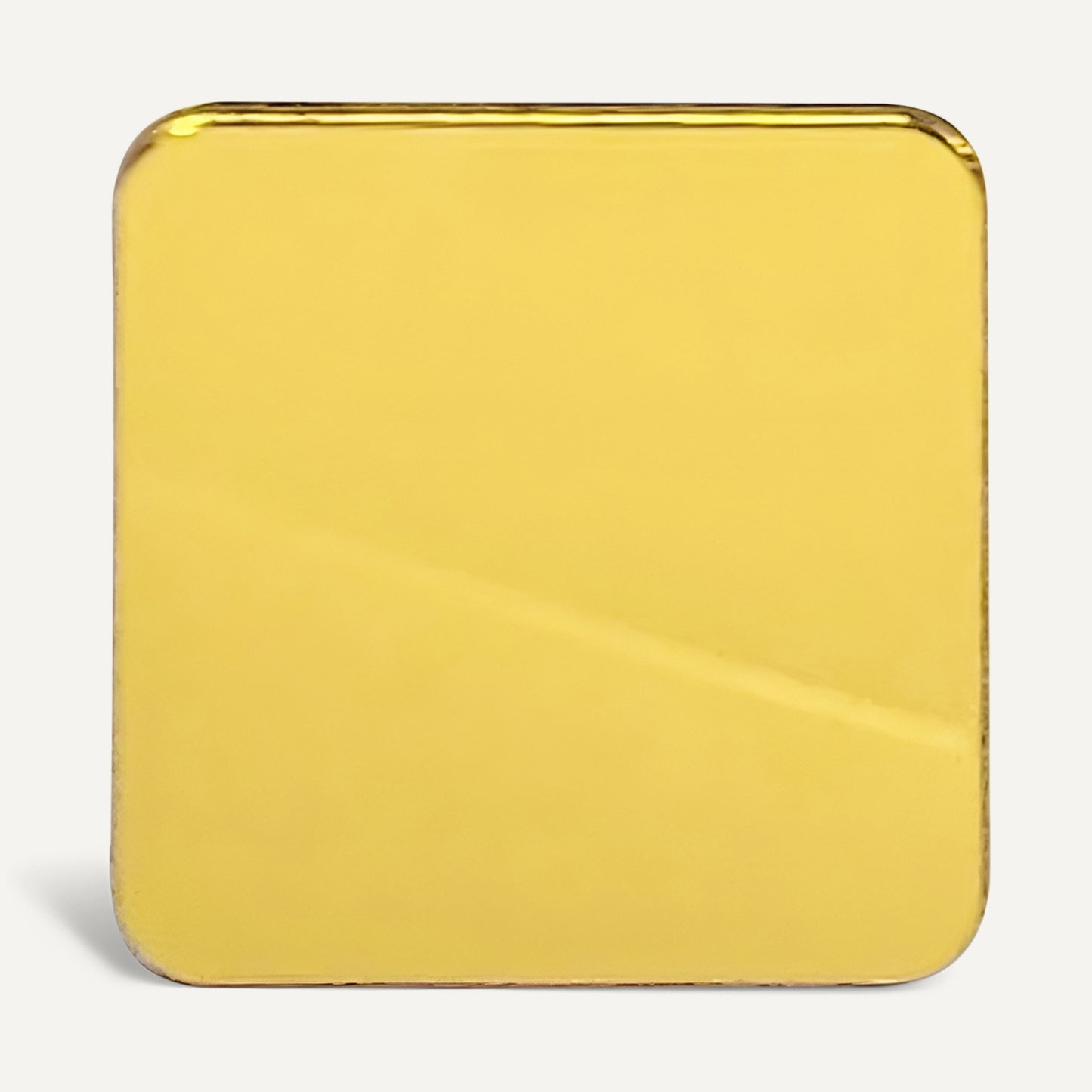 Yellow Gold Mirror 12"x 20" Acrylic Sheet