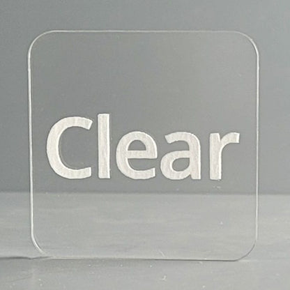 Clear 12"x 19" Cast Acrylic Sheet