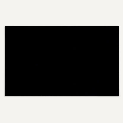 Black Solid Glossy 12"x 19" Acrylic Sheet