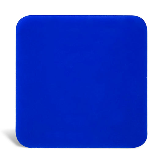 Blue Solid Glossy 12"x 19" Acrylic Sheet