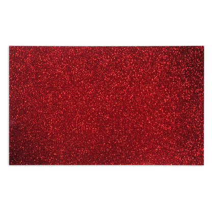 Red Glitter 12"x 20" Acrylic Sheet