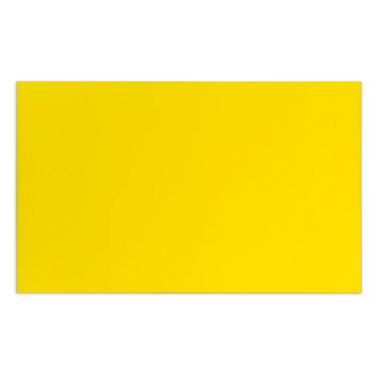 Yellow Solid Glossy 12"x 19" Acrylic Sheet