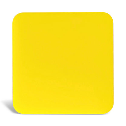 Yellow Solid Glossy 12"x 19" Acrylic Sheet