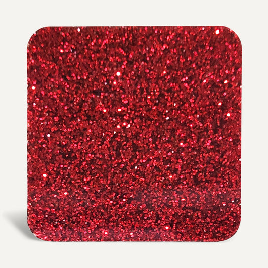 Red Glitter 12"x 20" Acrylic Sheet