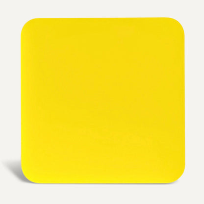 Yellow Solid Glossy 12"x 19" Acrylic Sheet