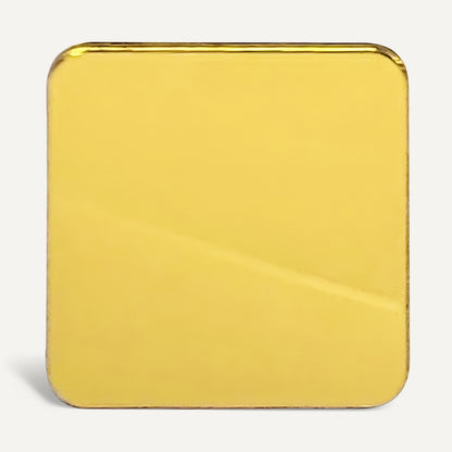 Yellow Gold Mirror 12"x 20" Acrylic Sheet